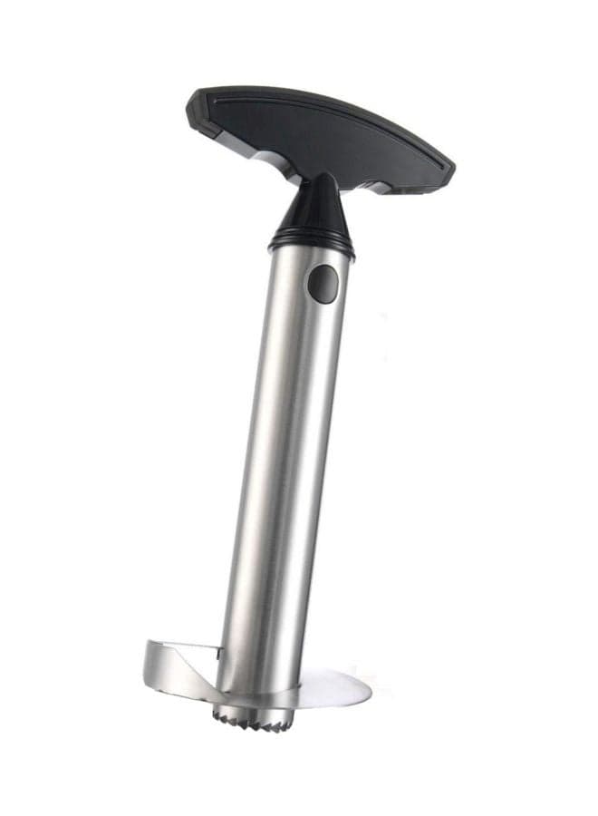 Pineapple Slicer and De-Corer Silver/Black
