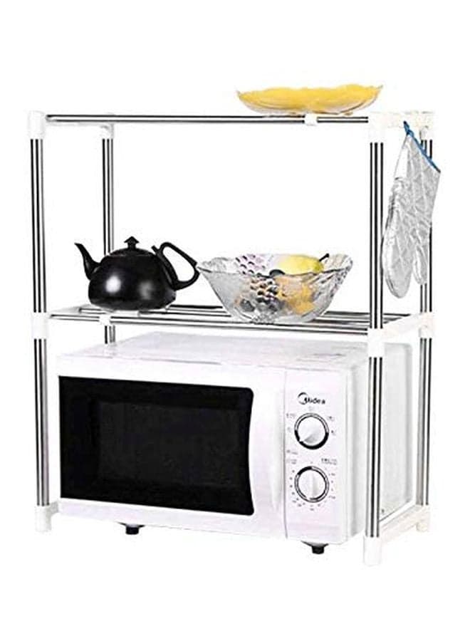 Microwave Stand Silver