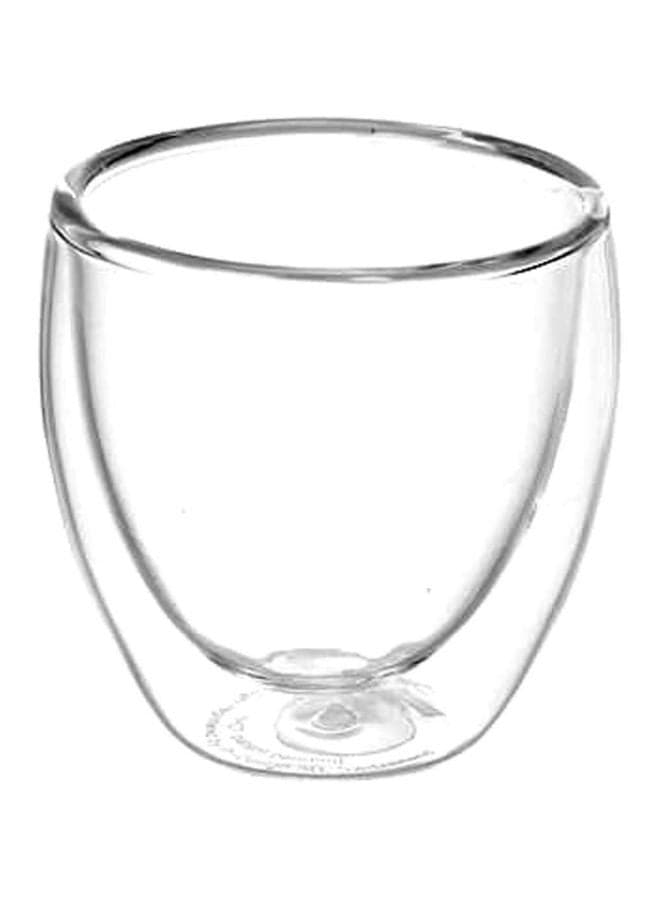 Double Wall Glass Clear 6x6.5centimeter