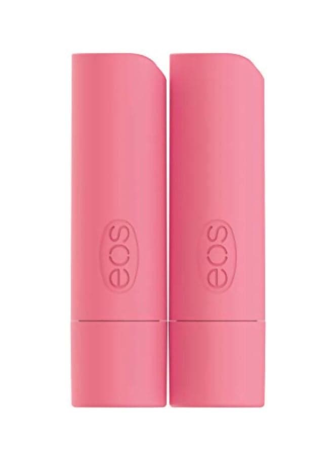 2-Piece Organic Stick Lip Balm Set Strawberry Sorbet