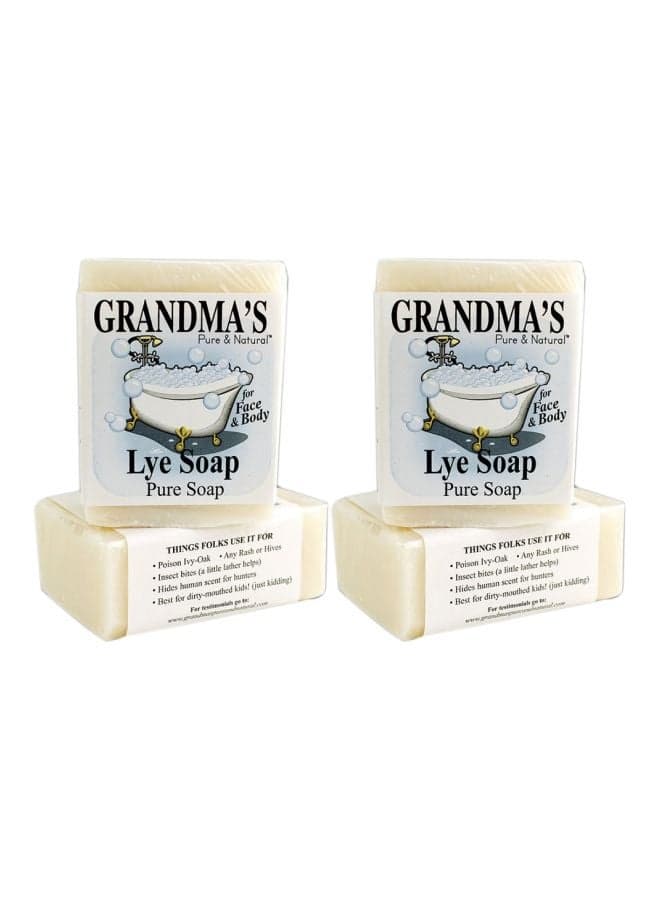 Pack Of 4 Grandma's Lye Soap