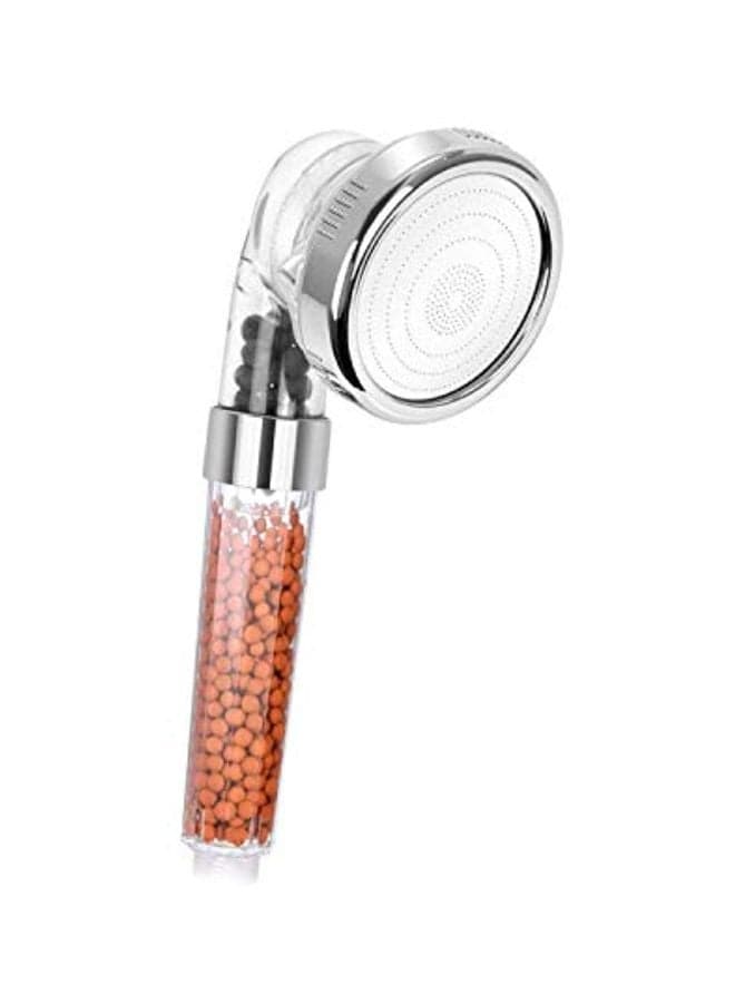 Detachable Shower Head Silver/Orange