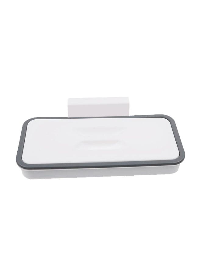 Hanging Trash Bag Holder For Kitchen Grey/White 24 x 11 x 5.5cm