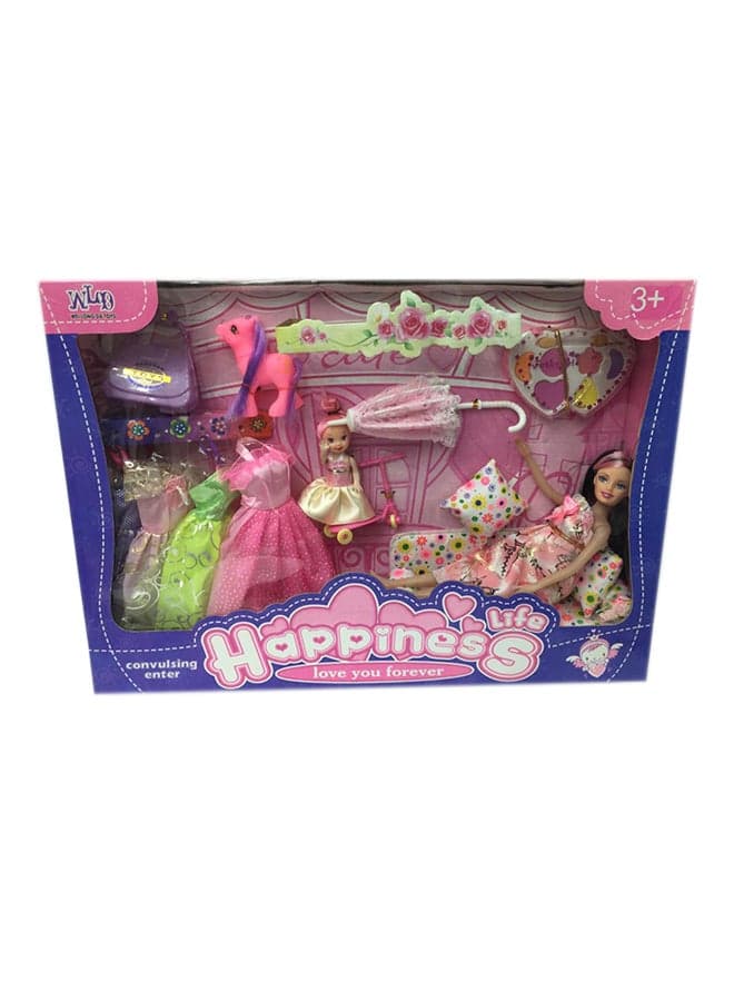Barbie With Accessories 46x33x4cm