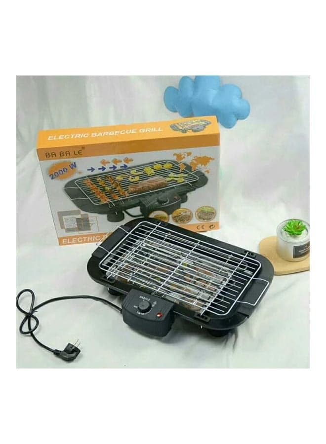 Electric Smokeless Grill YBBQ007 Black