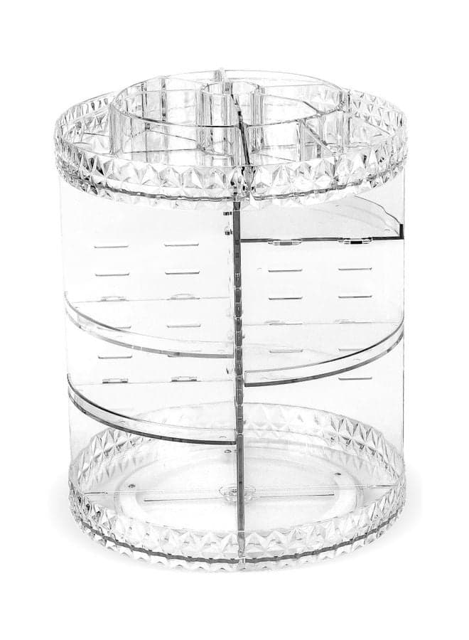 Rotating Makeup Storage Organizer Clear