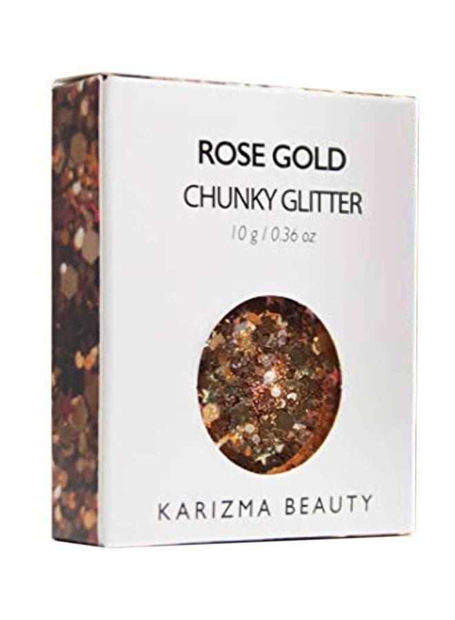 Chunky Face Glitter Gold