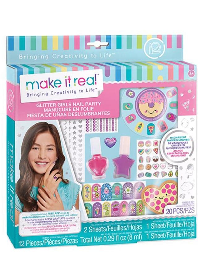Glitter Nail Art Set