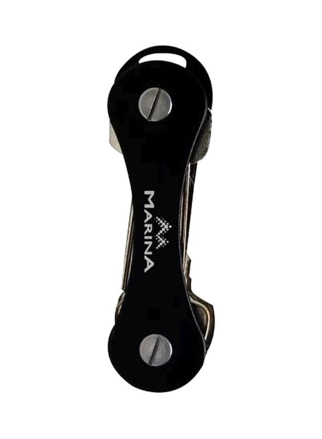 Compact Key and Keychain Holder/Organizer