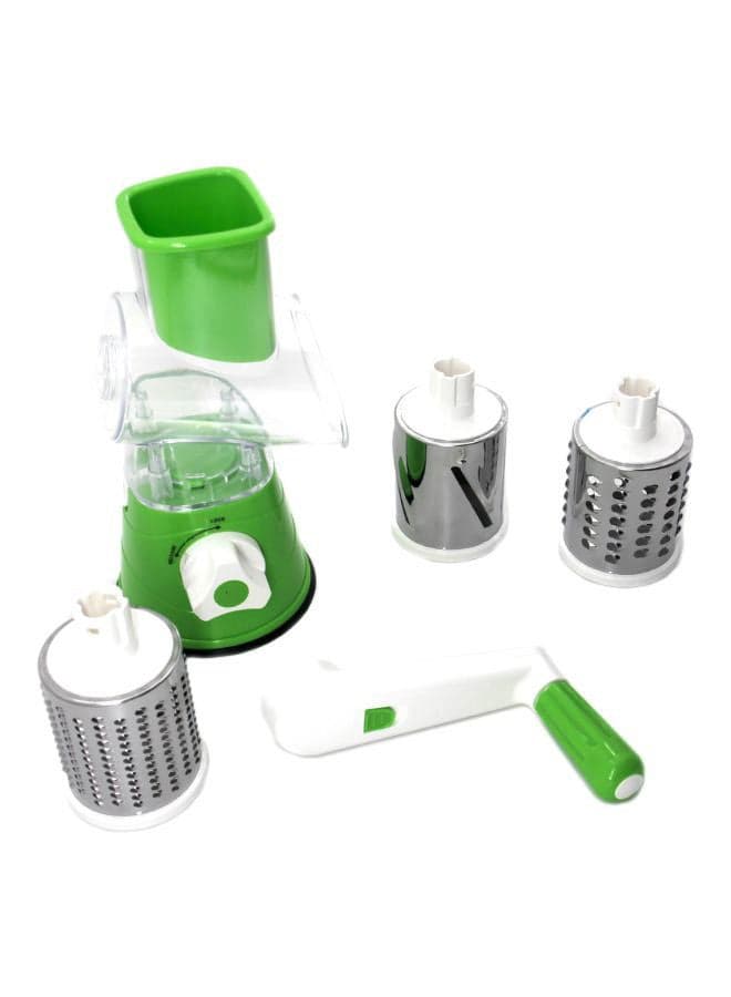 Drum Grater Set Green/White/Clear