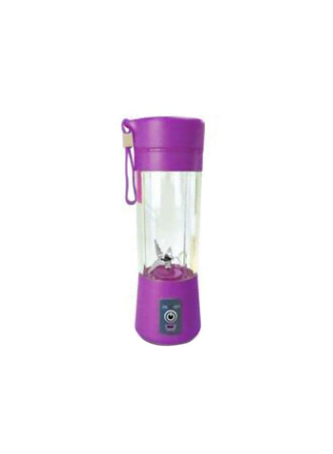 Portable Mini Fruit Juicer Purple 8x22.5cm