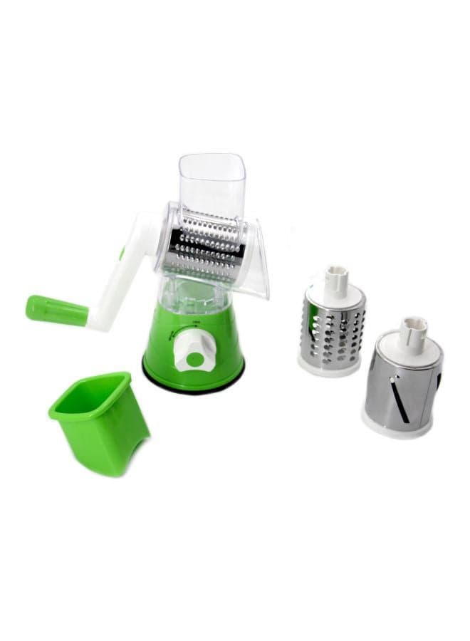 Drum Grater White/Green/Clear