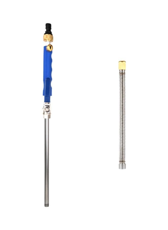 Flushing And Washing Water Jet Cleaning Tool Blue/Silver 47.5x4x7cm