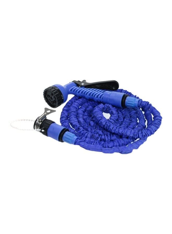 Expandable Garden Hose Pipe With Spray Gun Blue/Black 25feet