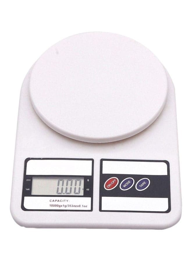 Digital Weighing Scale White