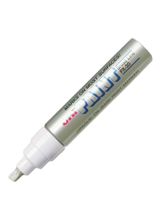 Broad Paint Marker Silver