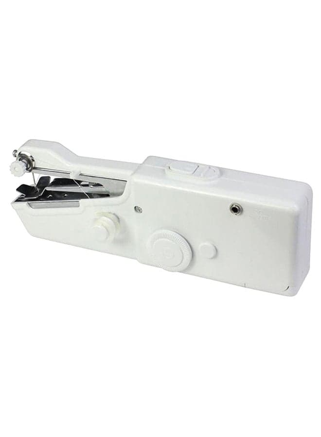 Powered Handheld Sewing Machine White/Silver 20centimeter 2724536493690 White/Silver