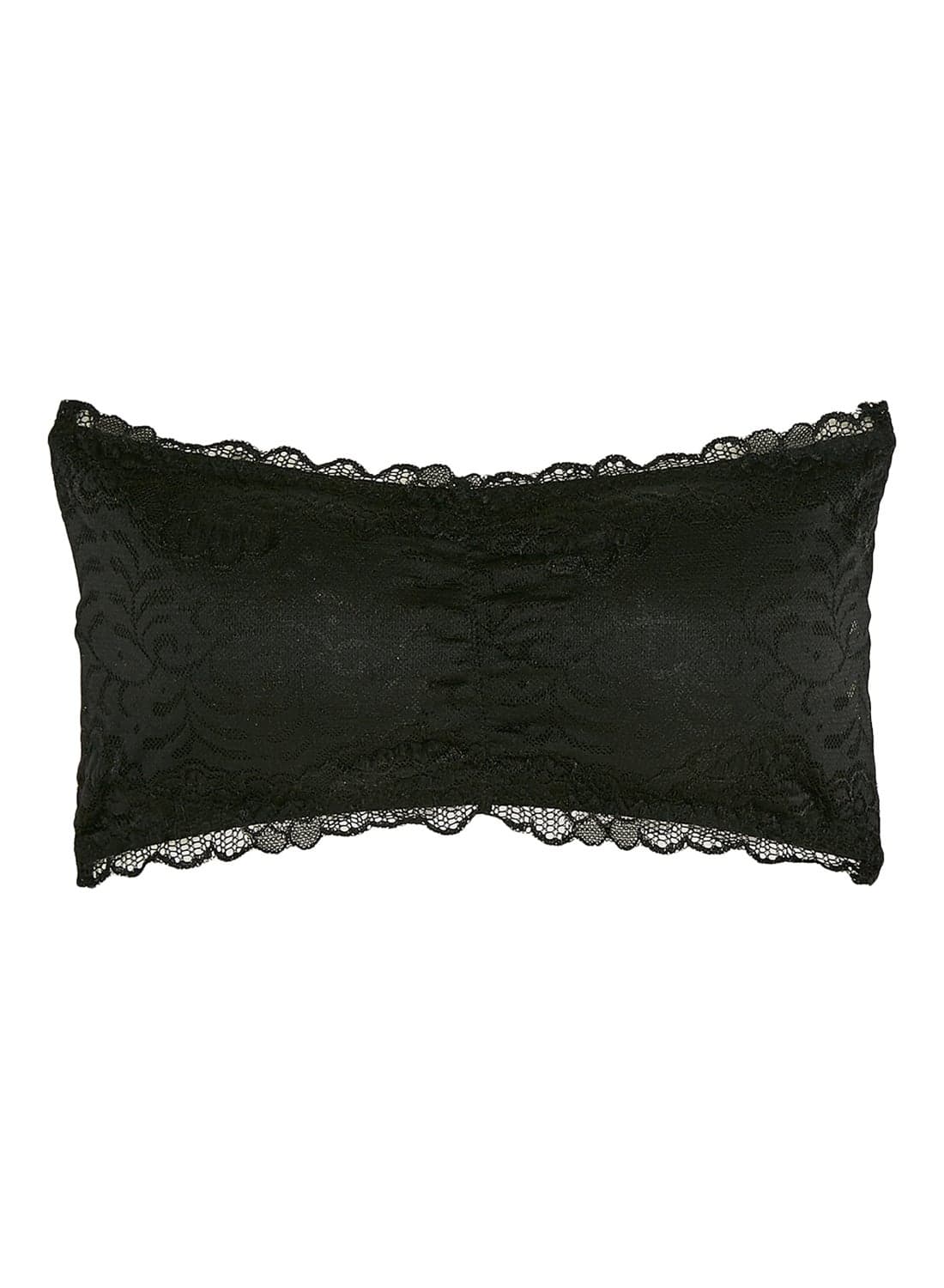 Lace Bandeau Padded Bra Black