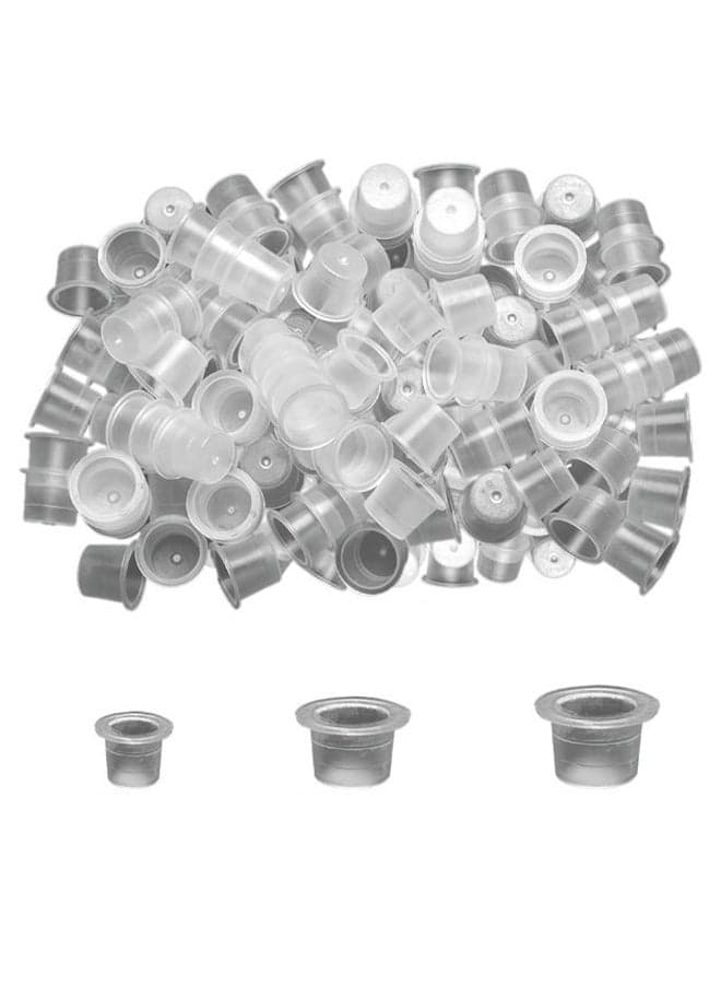 1000-Piece Disposable Tattoo Ink Cup Set Transparent