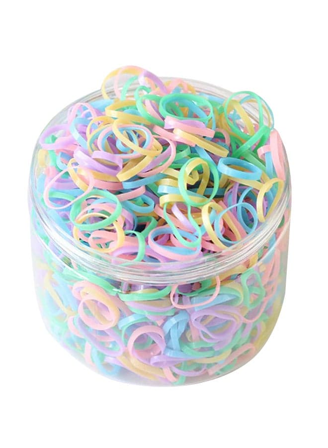1000-Piece Brief Style Hair Band Multicolour