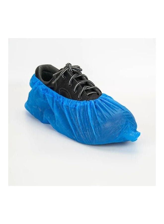 50 Pair Of Disposable Shoe Cover Blue Standard