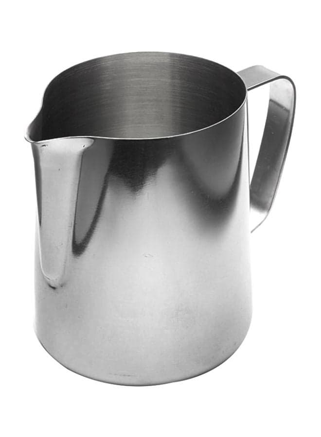 Stainless Steel Milk Frother Silver 350ml