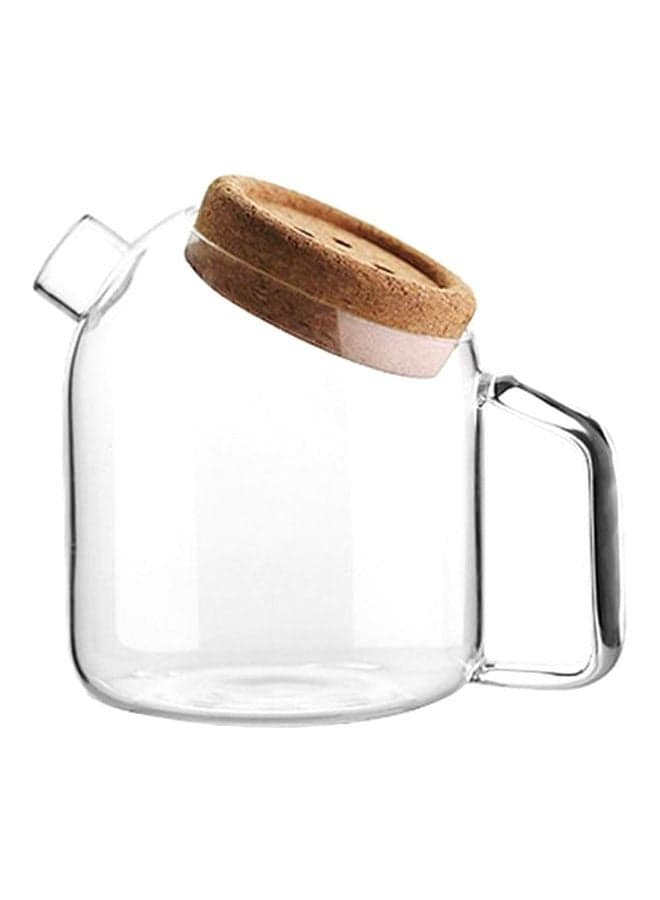 Tea Kettle Clear/Brown 44x32x2.7cm