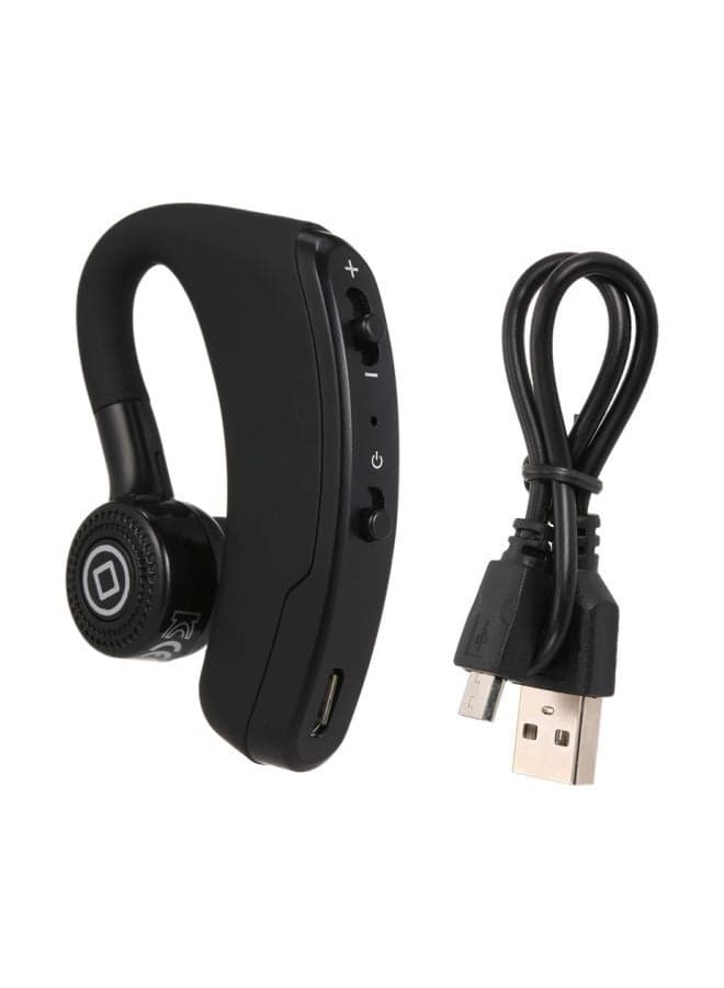 V9 Bluetooth In-Ear Headset With Microphone Black