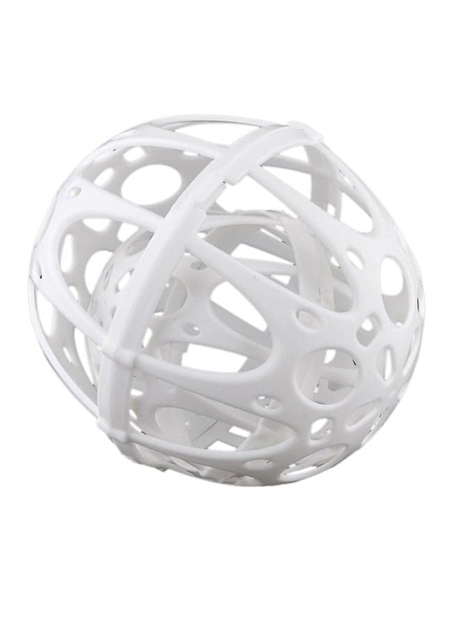 2-Piece Plastic Laundry Ball Set White