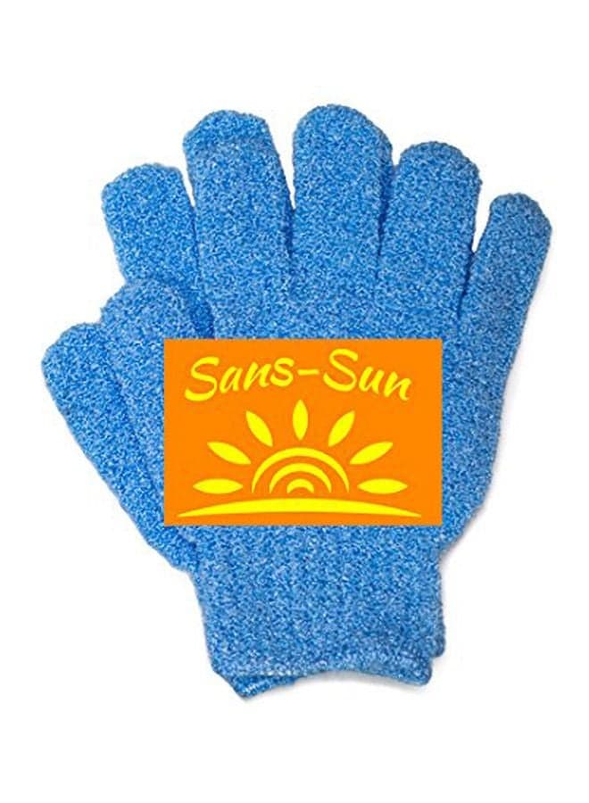 Tanning Mitt And Hydro Exfoliation Gloves Blue