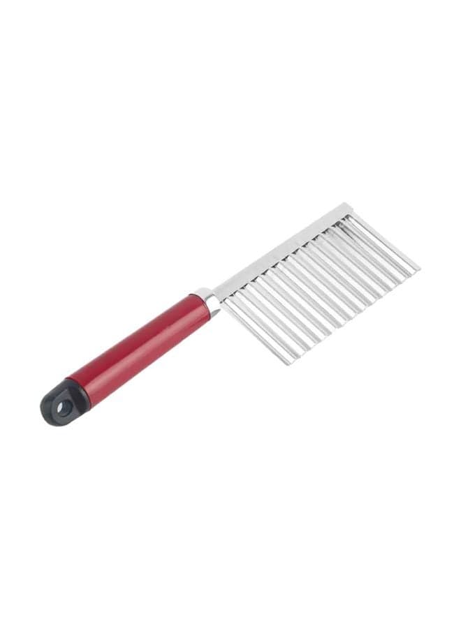 Multipurpose Vegetable Cutter Silver/Red 22x6cm