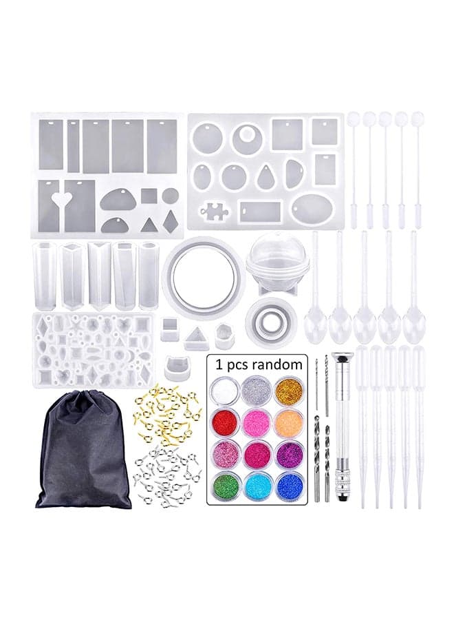 83-Piece Silicone Jewelry Making Mold DIY Tools Set 20X5X13cm