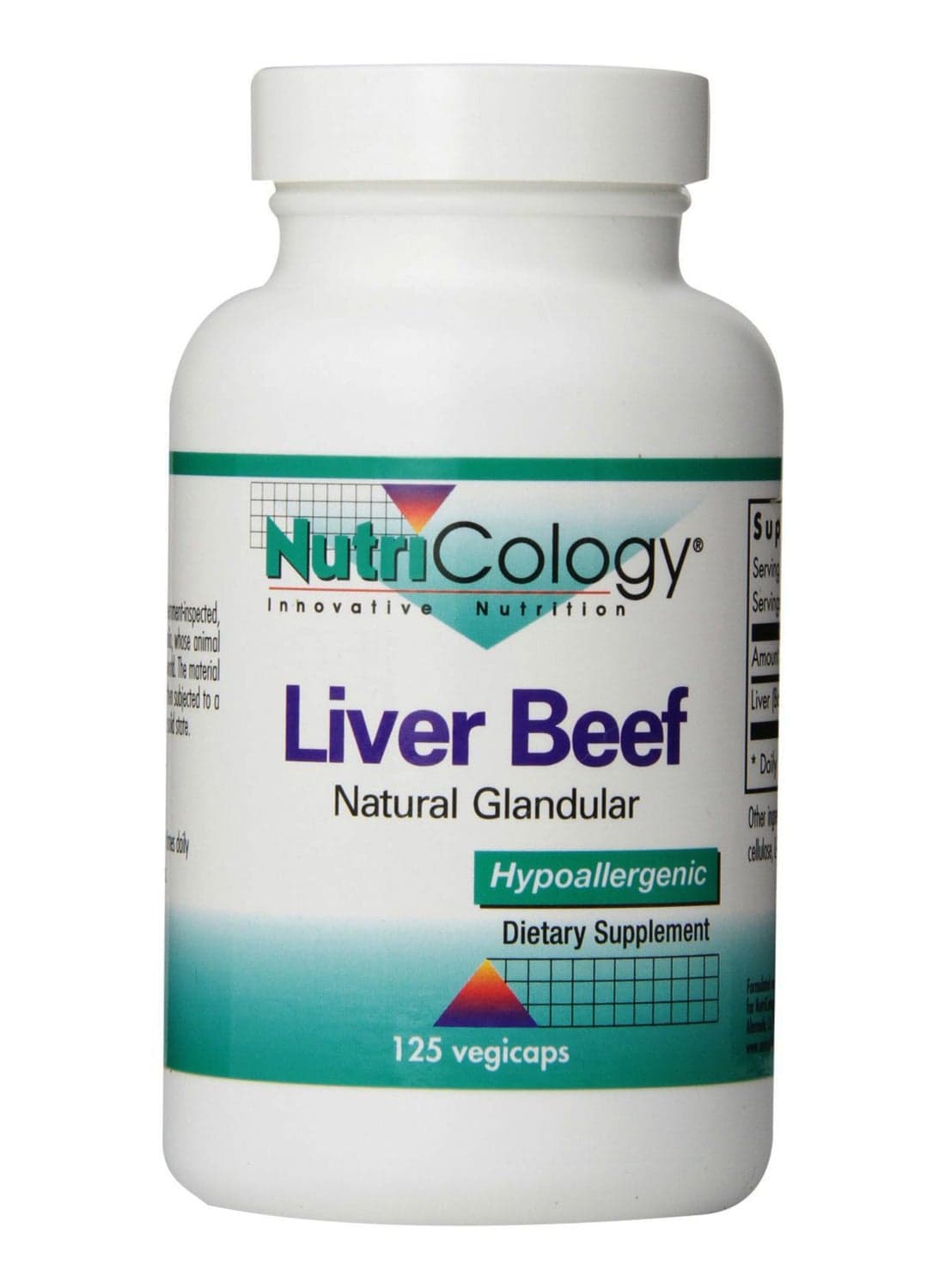 Liver Beef - 125 Vegi Capsules