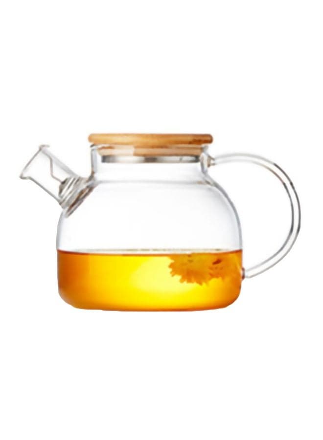 Heat Resistant Tea Pot Clear 1000ml