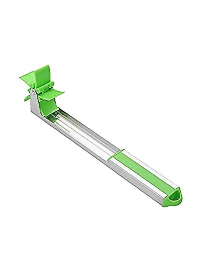 Windmill Shape Watermelon Cutter Slicer Green/Silver 30x7cm