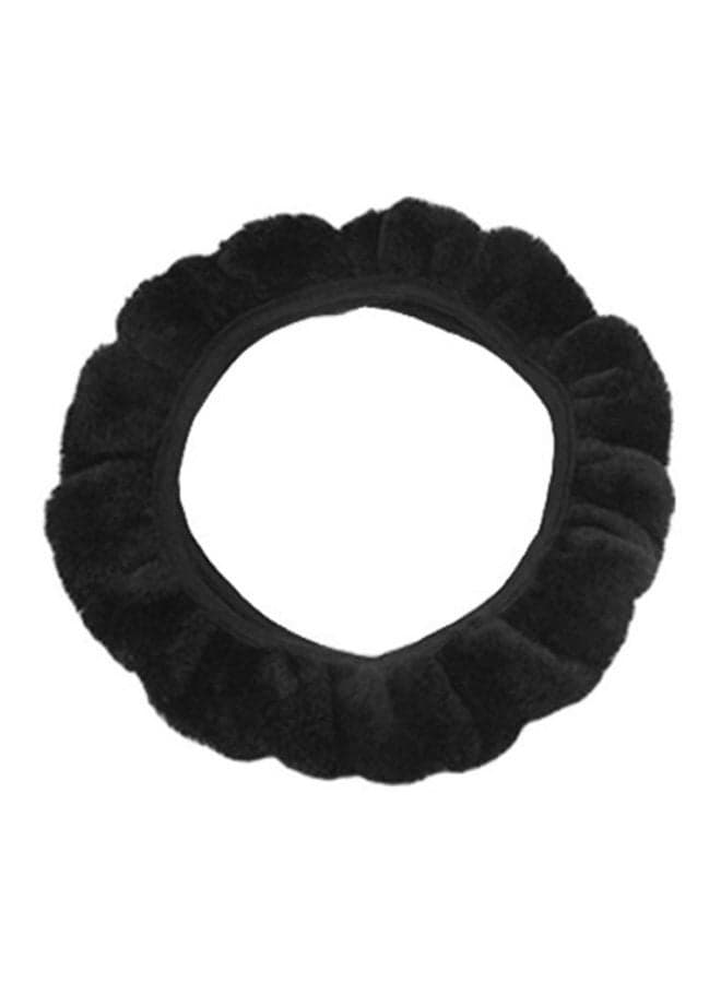 3-Piece Woolen Steering Wheel And Hand Brake Cover