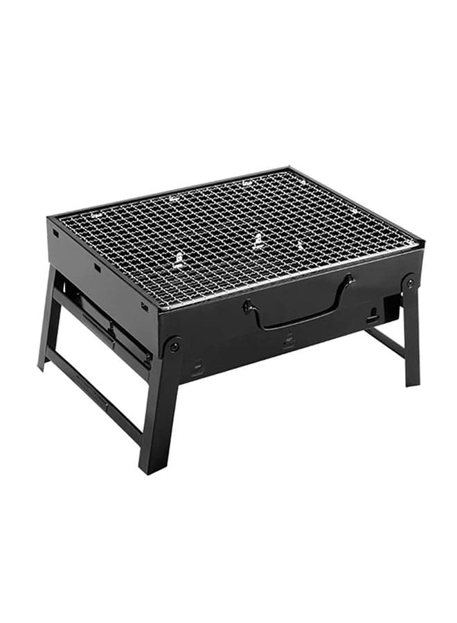 Folding Outdoor Barbeque Grill Black 36X10.5X28cm