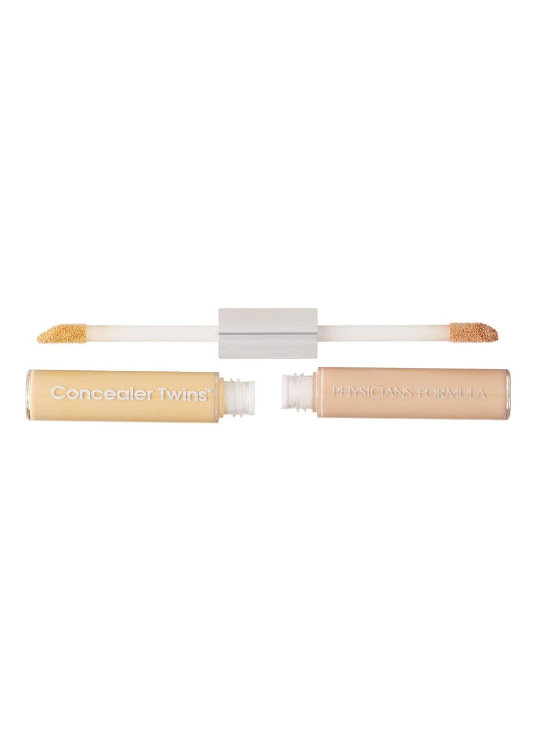 2-Piece Twins Cream Face Concealer Set Yellow/Light