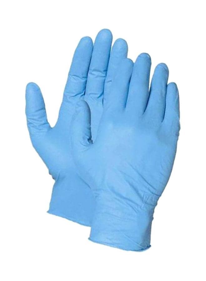 Pack Of 100 Disposable Nitrile Gloves Blue M