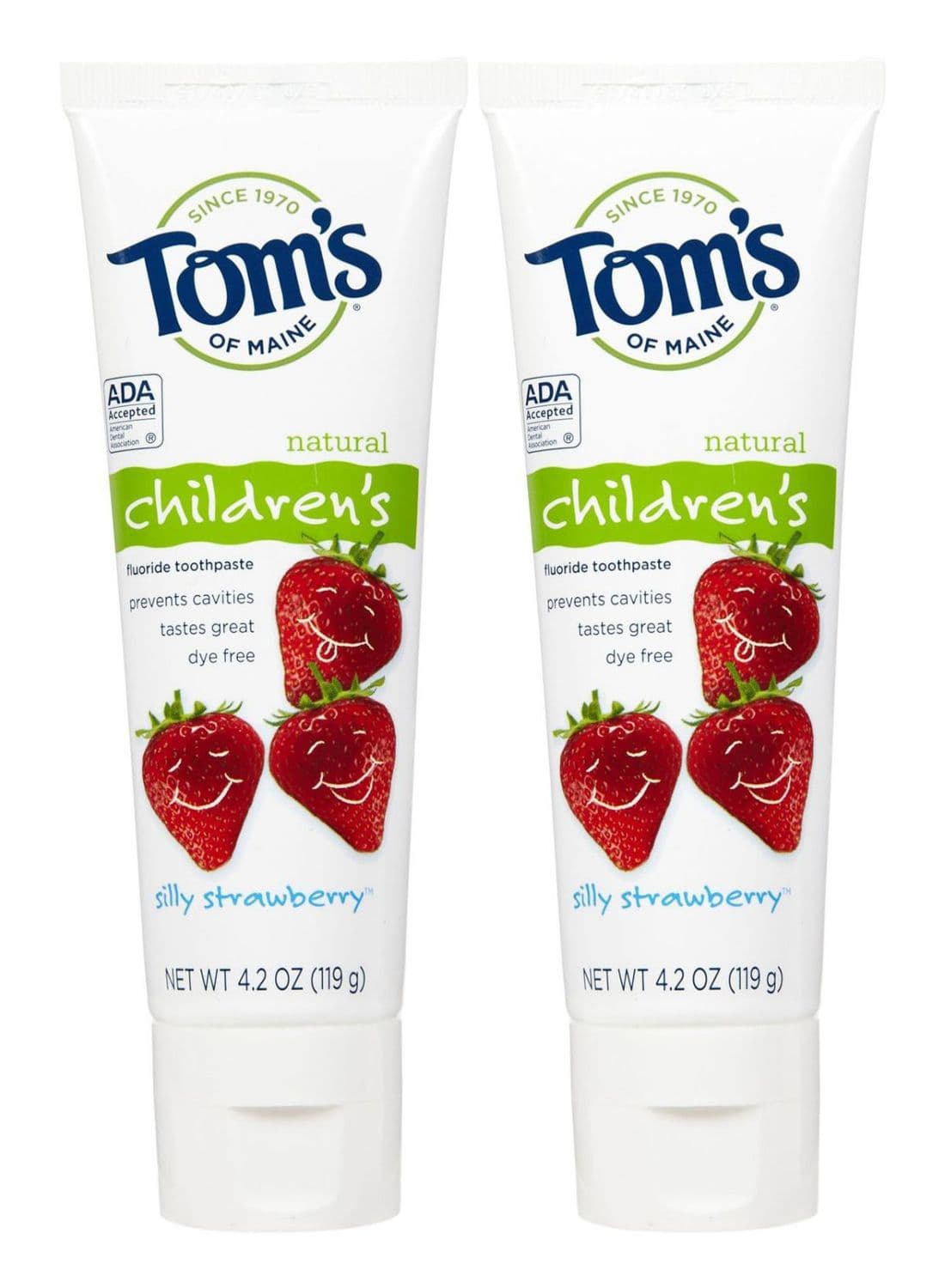 2-Piece Silly Strawberry Anticavity Fluoride Toothpaste Set