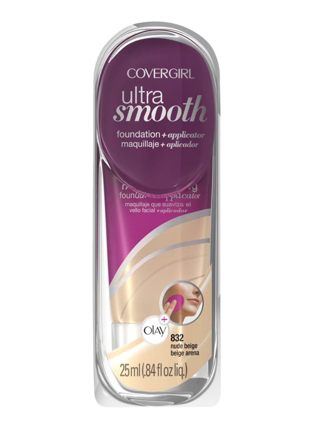 Ultrasmooth Foundation Plus Applicator 832 Nude Beige