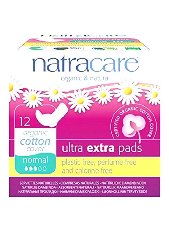 12-Piece Organic Panty Liner Set White