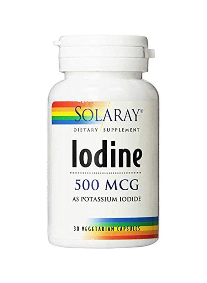 Pack Of 2 Iodine As Potassium Iodide 500 Mcg - 30 Capsules