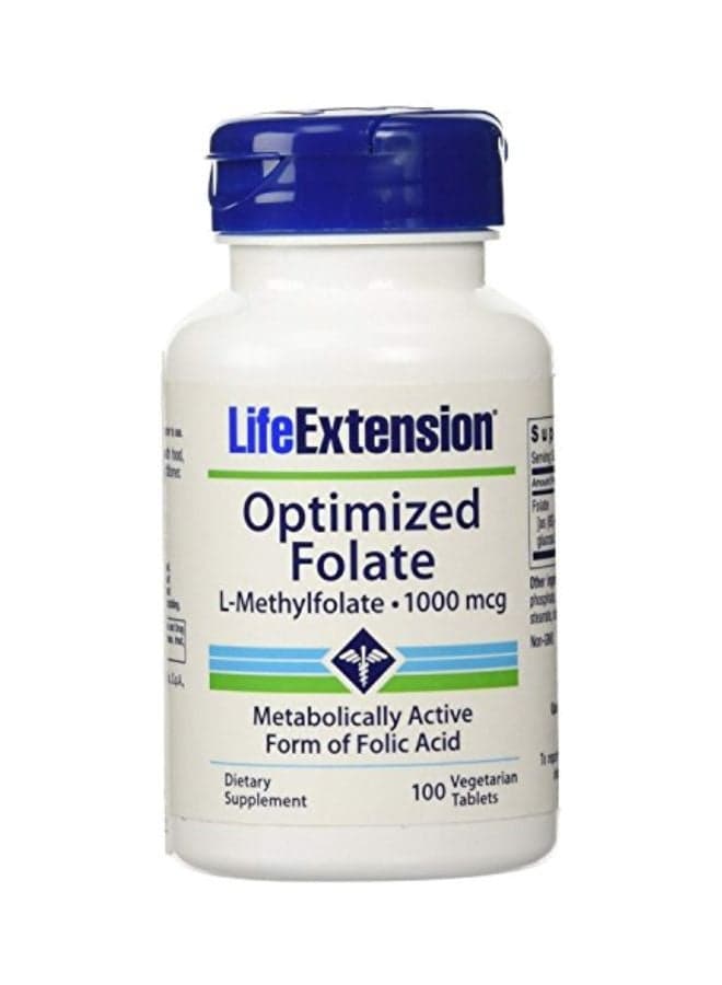 Optimized Folate 1000 MCG - 100 Tablets