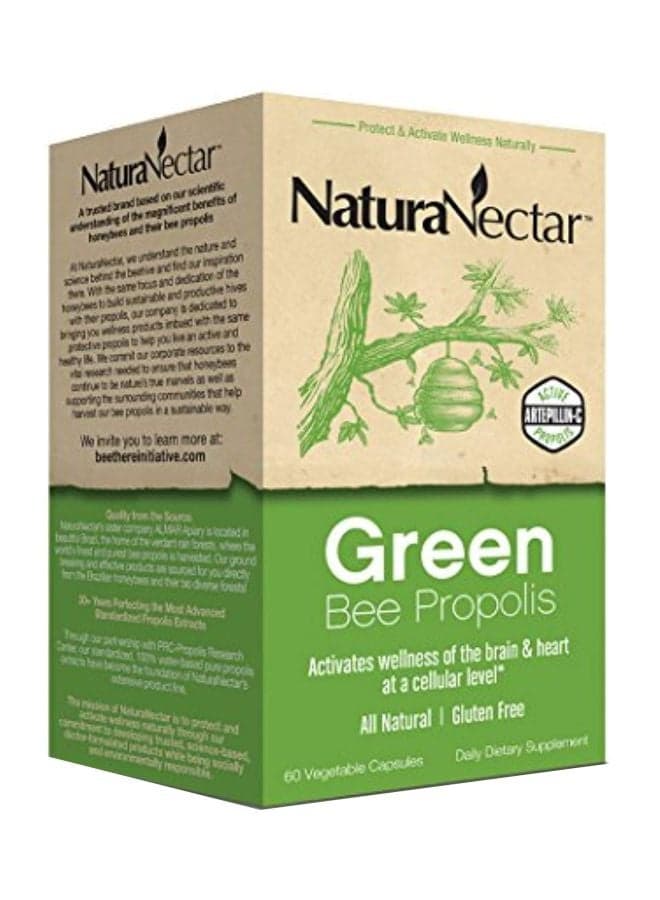 Green Bee Propolis - 60 Capsules