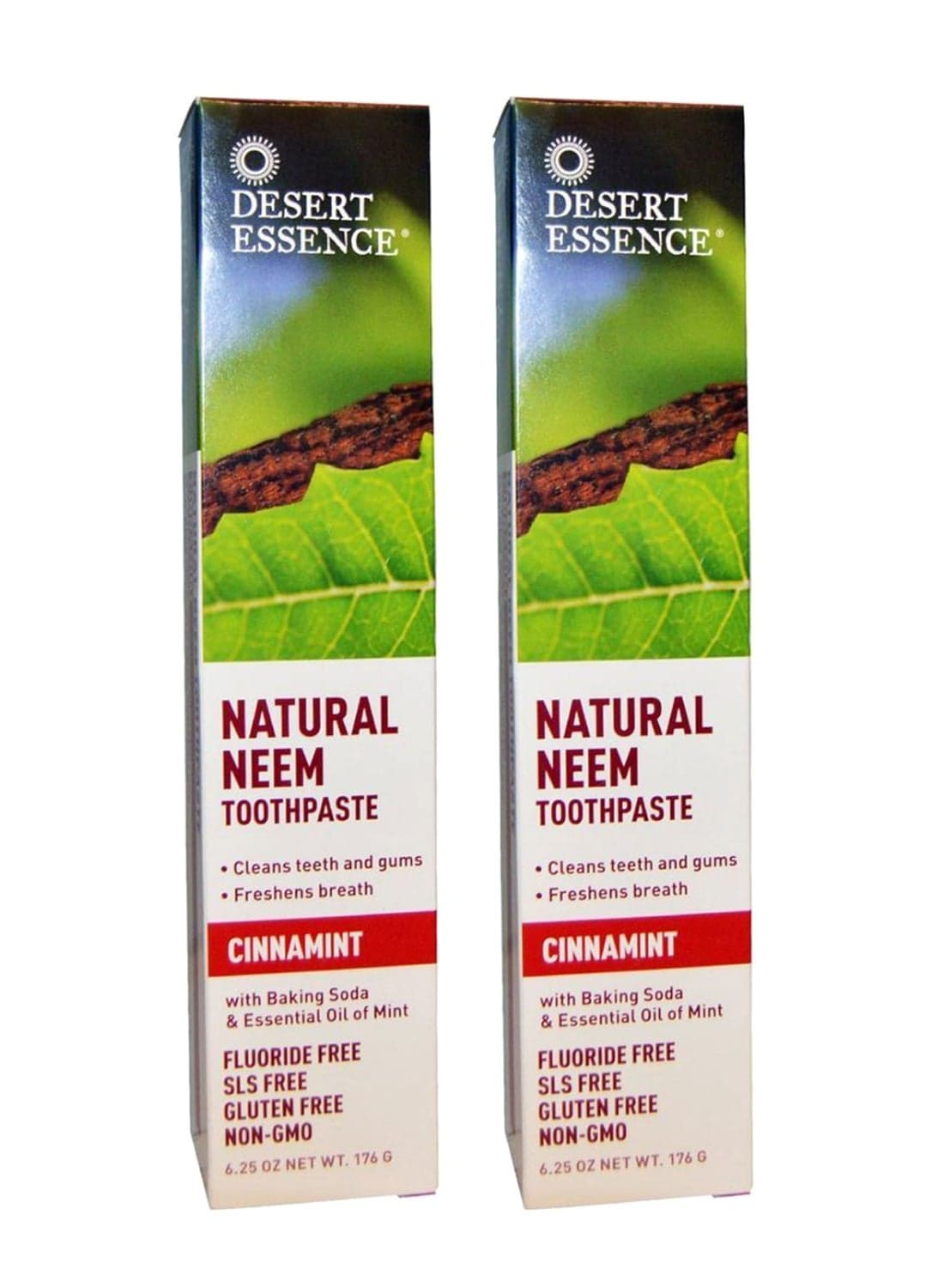 2-Piece Natural Neem Toothpaste Set