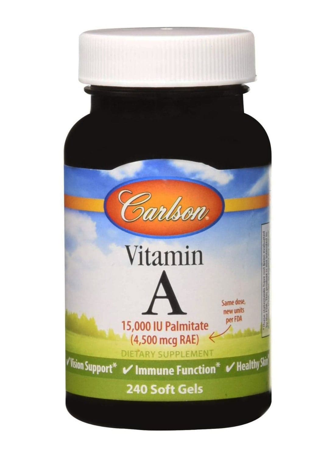 Vitamin A Palmitate Dietary Supplement - 240 Softgels