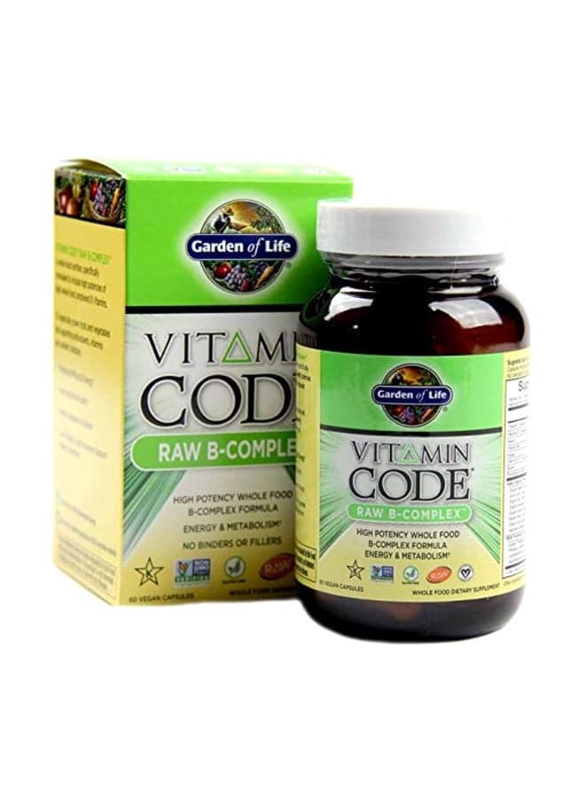 Pack Of 2 Vitamin Code Raw B Complex - 60 Vegan Capsules