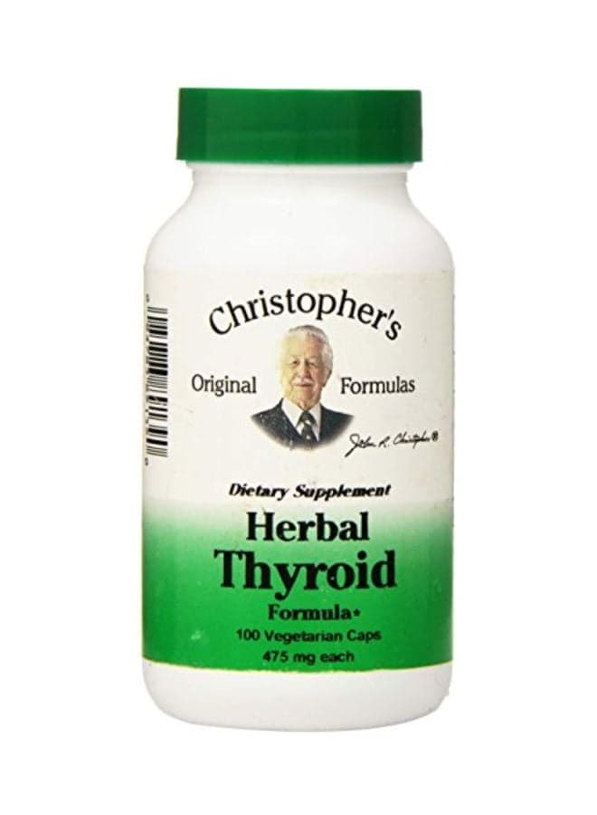 Dietary Supplement Herbal Thyroid 475mg - 100 Vegetarian Caps