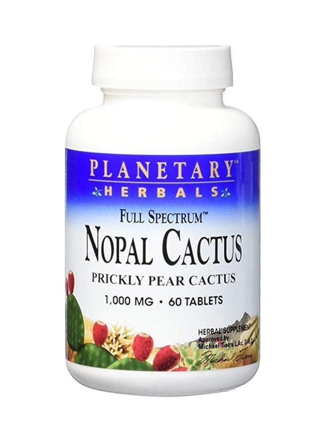 Full Spectrum Nopal Cactus 1000 mg - 60 Tablets